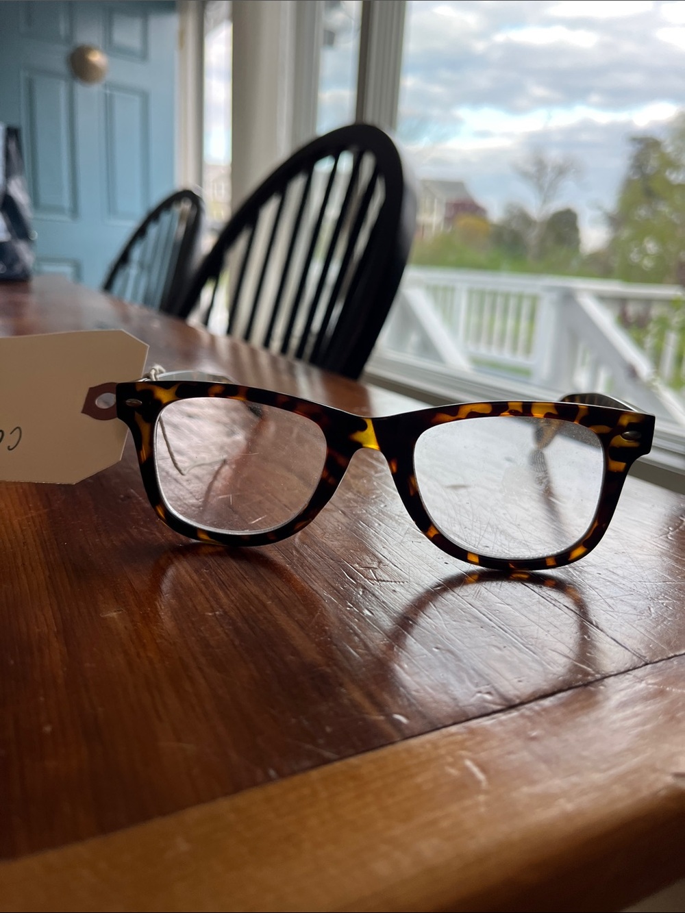 Classic Tortoiseshell Rectangular Glasses from Costco